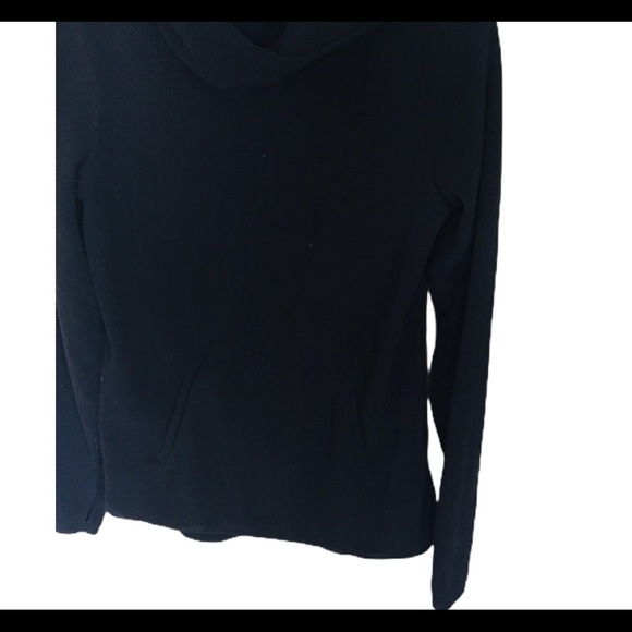 OLD NAVY Active Fleece Cowl Neck Sweater With Long Sleeves Black Size Small - Picture 6 of 10